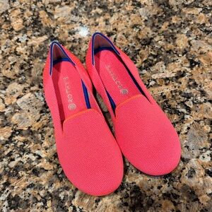 Rothy's Bright Pink Slip-On Flats